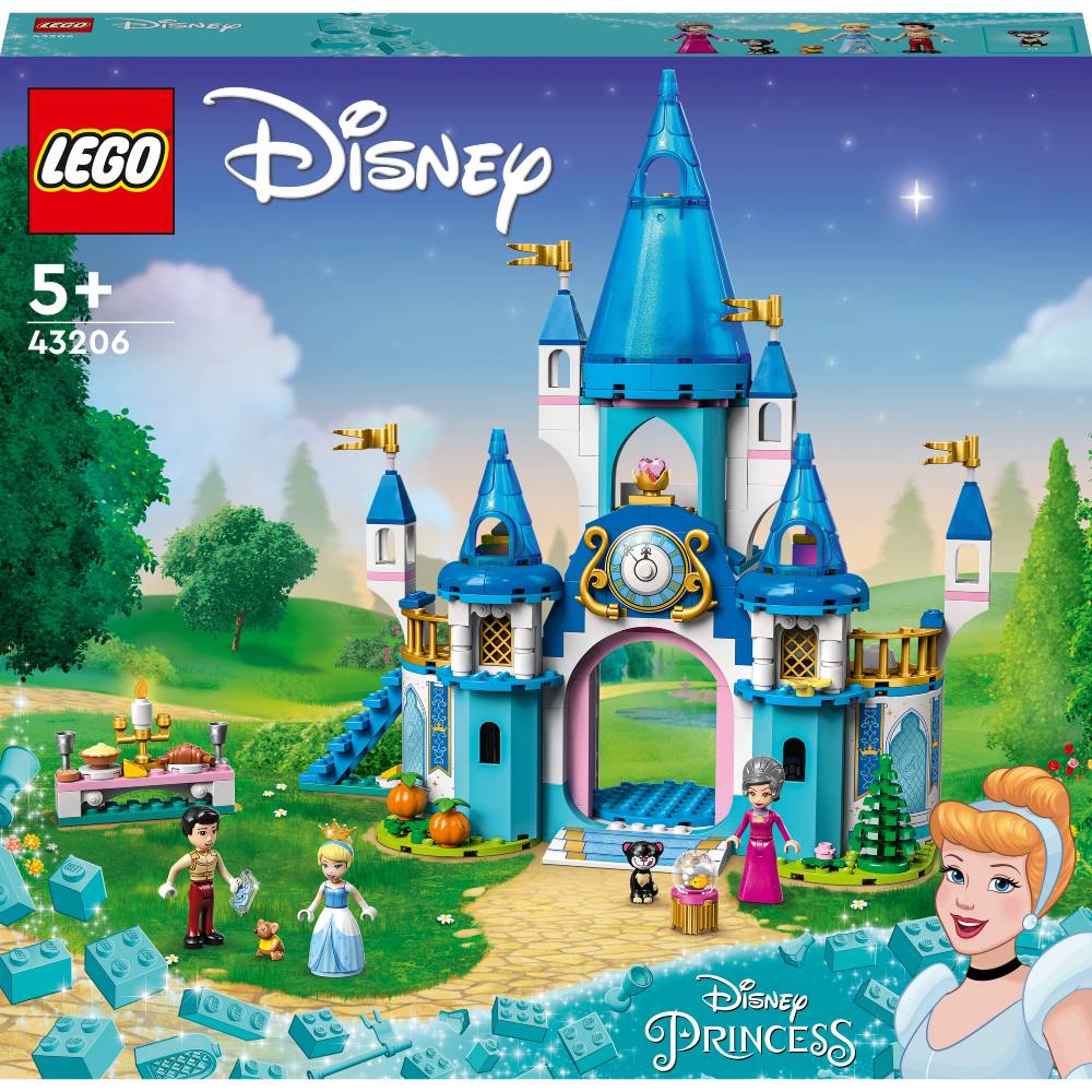 Конструктор LEGO Disney Princess Замок Попелюшки та Прекрасного принца 365 деталей (43206)