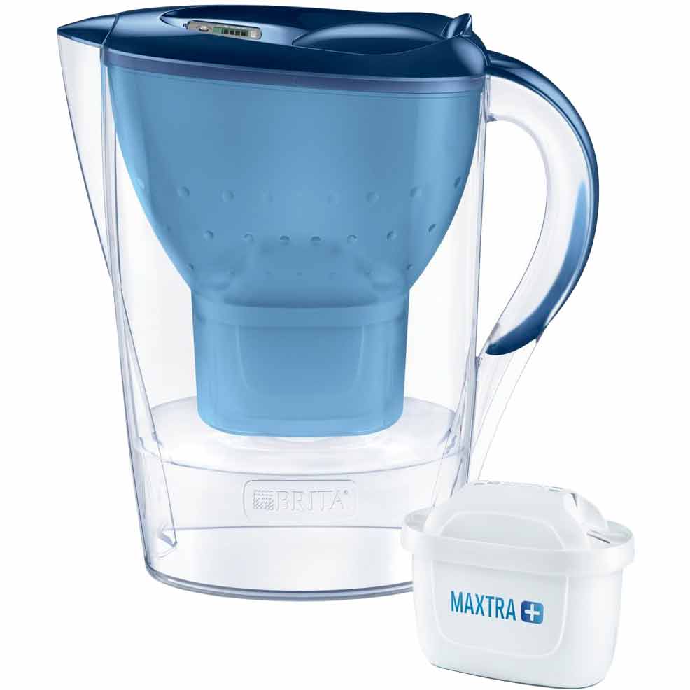 Фільтр-глечик Brita Marella Memo MX 2.4 л синій + картридж (1039271)