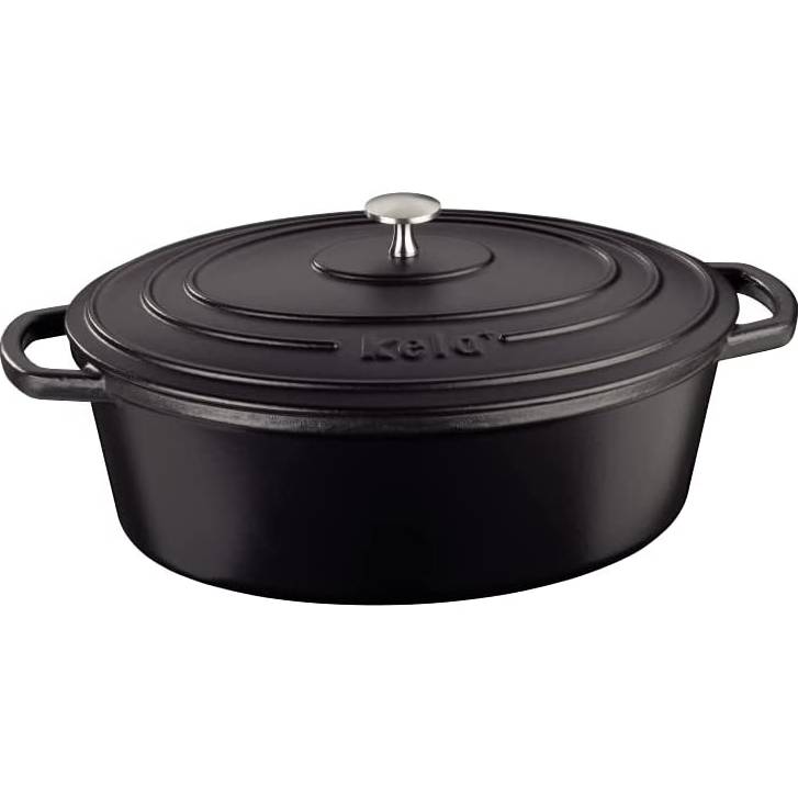 Гусятница KELA Calido 6 л Black (12473)
