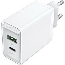 Зарядний пристрій VENTION USB Type C + QC4.0 (18-20W) White (FBBW0-EU-1)