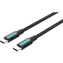 Кабель VENTION USB Type-C - USB Type-C 1 м Black (COSBF)