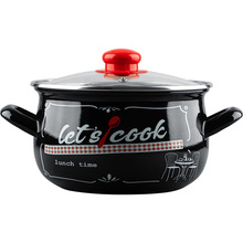 Кастрюля GUSTO Let`s Cook 4 л Black (GT-T-120-LCB)