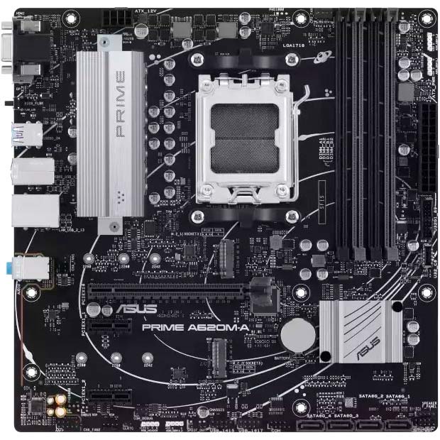 Материнська плата ASUS PRIME A620M-A-CSM (90MB1F10-M0EAYC)