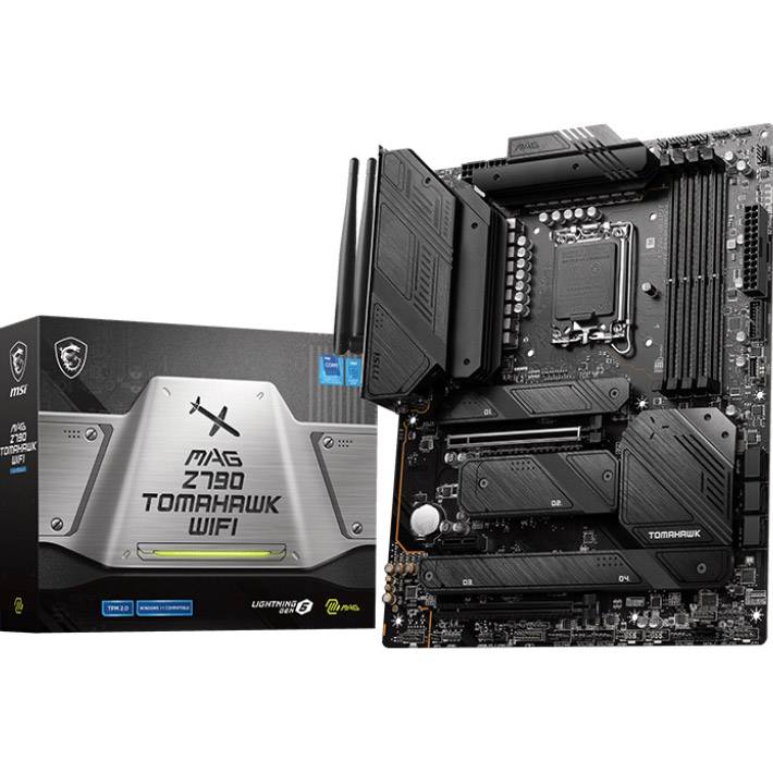 Материнська плата MSI MAG Z790 TOMAHAWK WIFI (911-7D91-019) Підтримувані процесори Intel® Core™ 12-го/13-го поколения, процессоры Pentium® Gold и Celeron