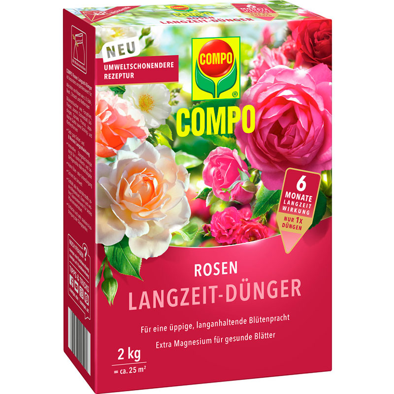Тверде добриво Compo тривалої дії для троянд 2 кг (3589)