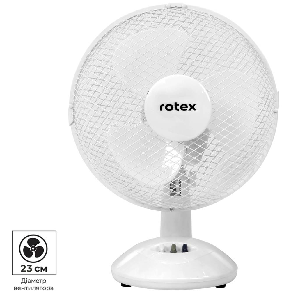 Вентилятор ROTEX RAT01-E (1 шт) Тип настільний