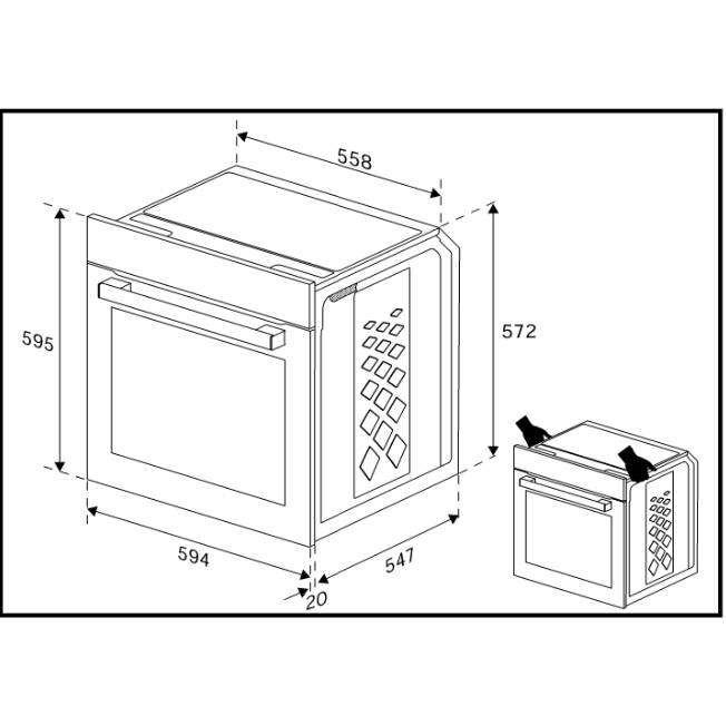 Фото 26 Духова шафа GORENJE BO6735E02BK