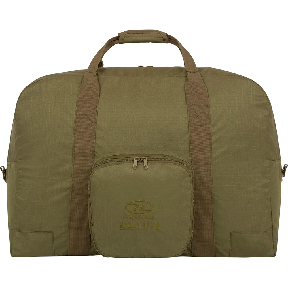 Дорожня сумка HIGHLANDER Boulder Duffle Bag 70L Olive (RUC270-OG) Замок без замка