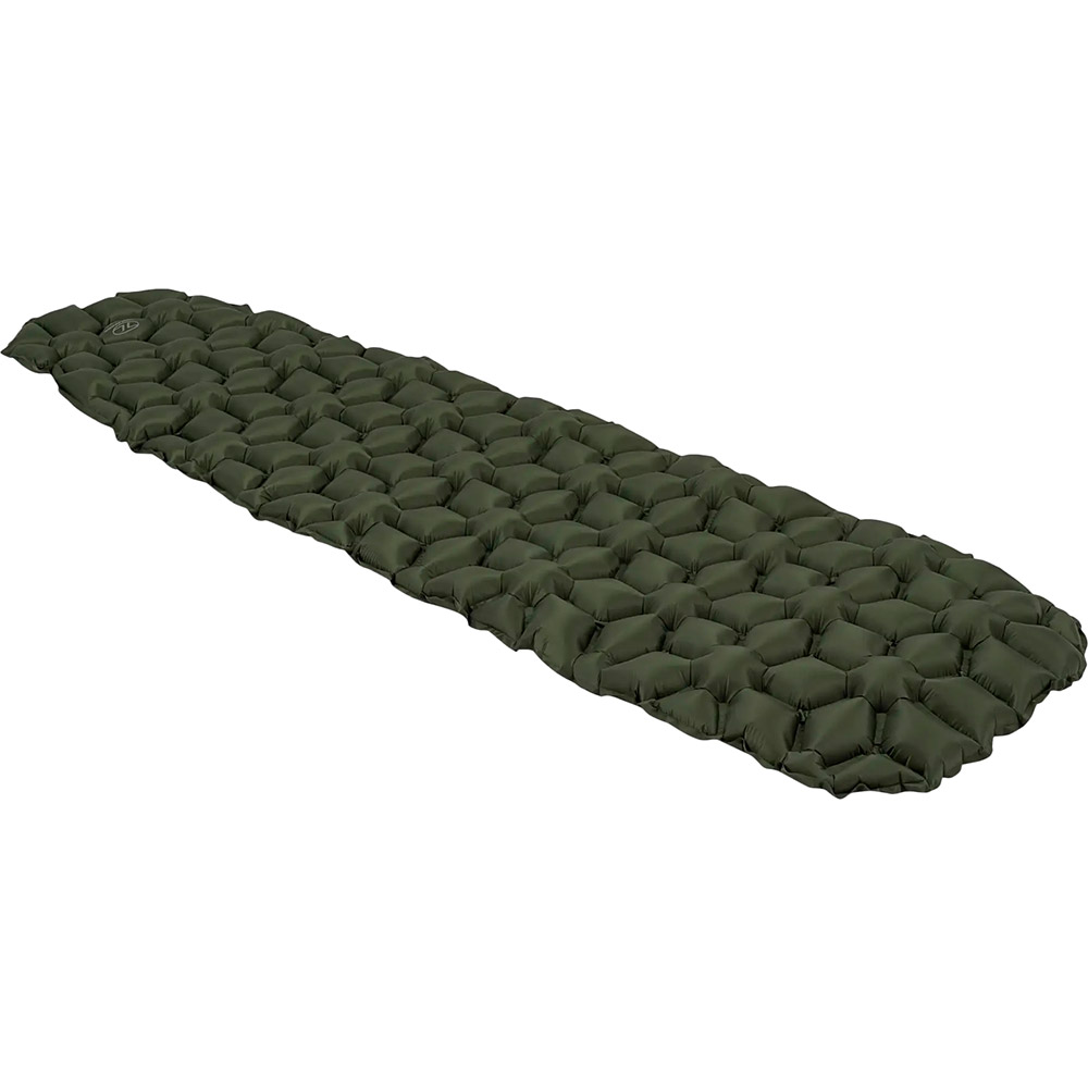 Килимок HIGHLANDER надувний Nap-Pak Inflatable Sleeping Mat 5 cm Olive (AIR071) Спальні місця односпальні