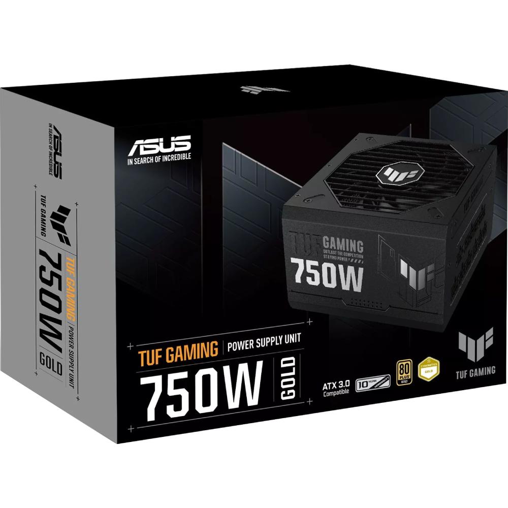 В Фокстрот Блок питания ASUS TUF-GAMING-750G PCIE5 750W Gold (90YE00S3-B0NA00)