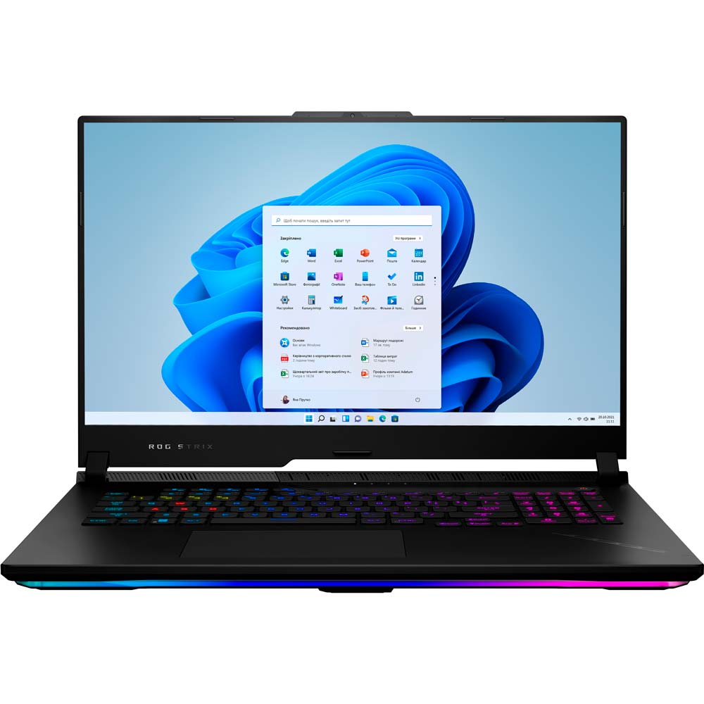 Ноутбук ASUS ROG Strix Scar 17 G733PZ-LL060W Off Black (90NR0DC4-M004C0)