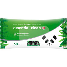 Влажные салфетки Сніжна Панда Essential Clean Ромашка 60 шт (4820183970558)