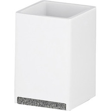 Склянка для зубних щіток KELA Cube White (23692)