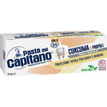 Зубная паста Pasta del Capitano Turmeric&Propolis с куркумой и прополисом 75 мл (8002140032110)