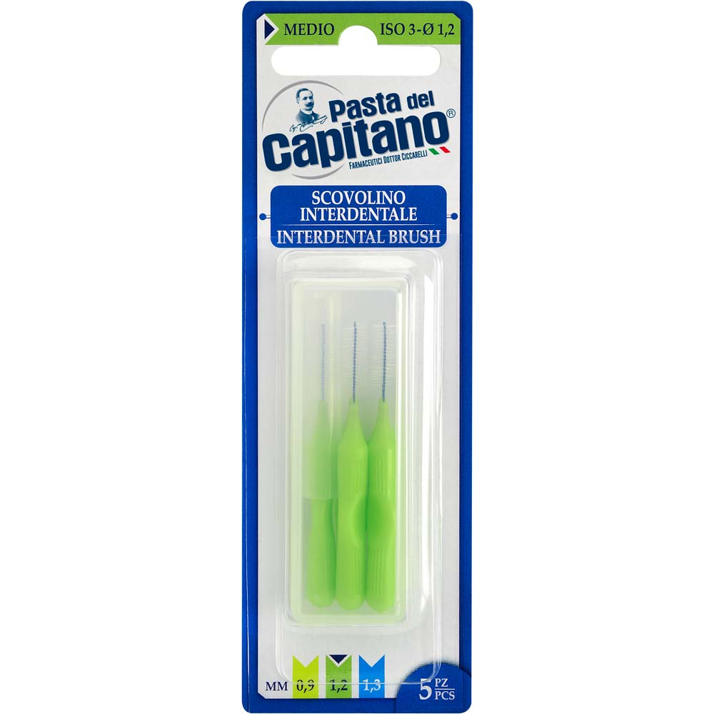 Интердентальная зубная щетка Pasta del Capitano Interdental Brush 1.2 мм 5 шт (8002140033919) Интердентальная зубная щетка Pasta del Capitano Interdental Brush 1.2 мм 5 шт (8002140033919)