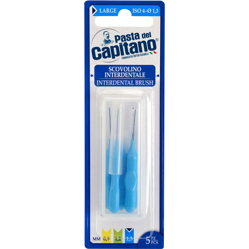 Интердентальная зубная щетка Pasta del Capitano Interdental Brush 1.3 мм 5 шт (8002140033926) Интердентальная зубная щетка Pasta del Capitano Interdental Brush 1.3 мм 5 шт (8002140033926)