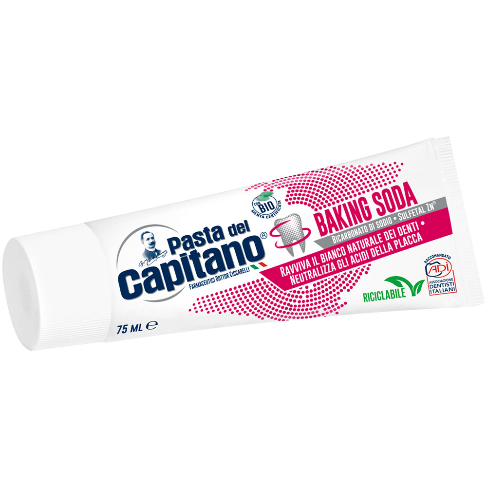 Зубная паста Pasta del Capitano Baking Soda отбеливающая 75 мл (8002140039713) Зубная паста Pasta del Capitano Baking Soda отбеливающая 75 мл (8002140039713)