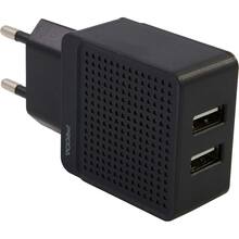 Мережевий зарядний пристрій Proda Saiya Air A25i 2USB 18W cable lighting Black (PD-A25i-Cab-BK)