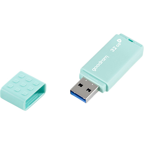 Флеш-драйв GOODRAM 32GB USB 3.0 UME3 Care Green (UME3-0320CRR11) Конструкція знімний ковпачок