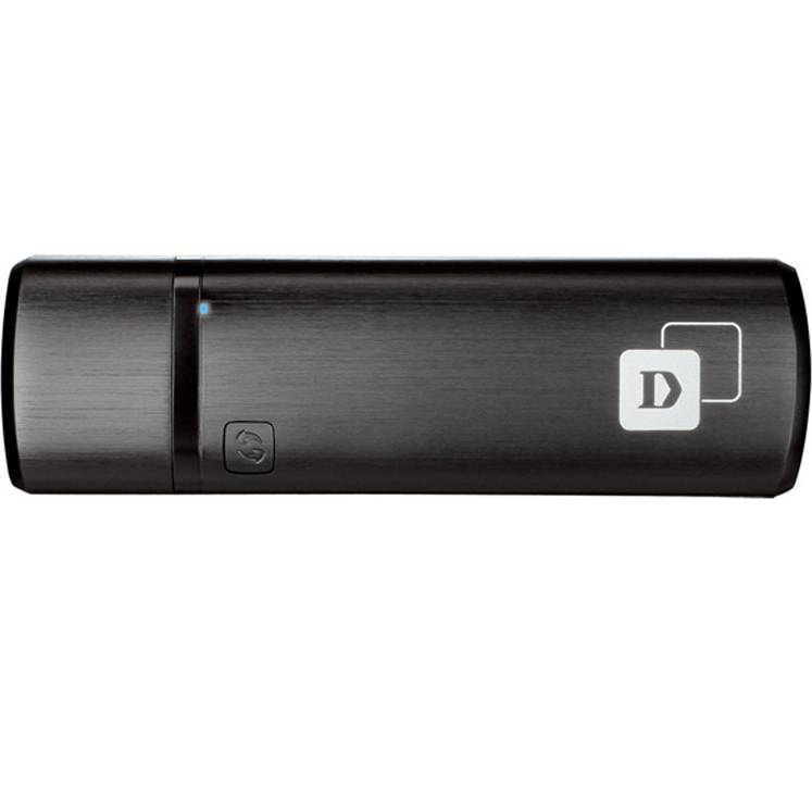 Wi-Fi адаптер D-LINK DWA-182, AC1200, USB (DWA-182) Інтерфейс USB