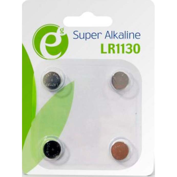 Батарейки ENERGENIE Super Alkaline LR54 4 шт (EG-BA-LR1130-01)