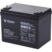 Акумуляторна батарея VISION FM 12V 75Ah (6FM75-X)