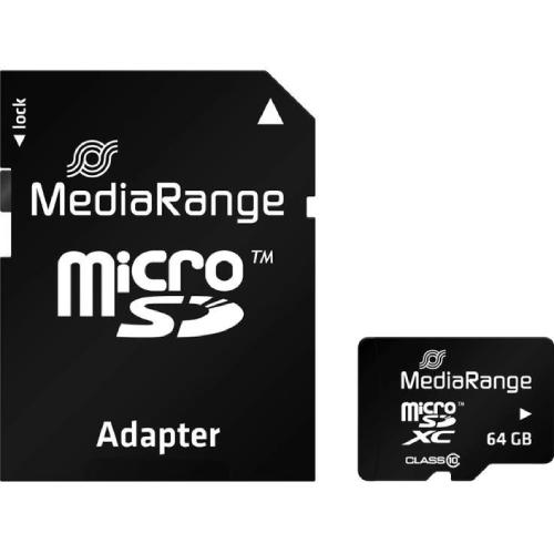 Карта памяти MEDIARANGE Micro-SDXC 64GB Class 10 (MR955)