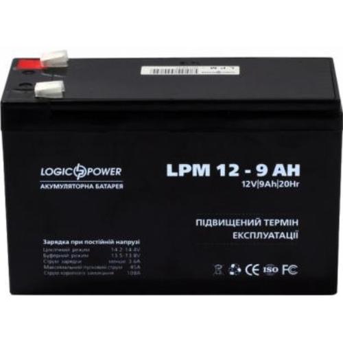 Аккумулятор LOGICPOWER LPM 12V 9AH AGM (LP3866)