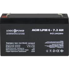 Акумулятор LOGICPOWER LPM 6V 7.2AH AGM (LP3859)