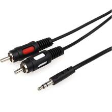 Кабель ATCOM mini-jack(M) 2 RCA (M) 0.8m