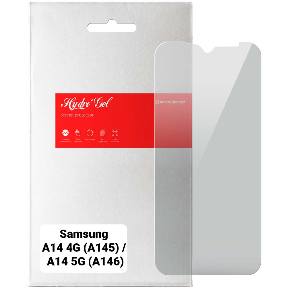 Захисна плівка ArmorStandart гідрогелева для Samsung Galaxy A14 4G (A145) / A14 5G (A146) (ARM66238) Захисна плівка ArmorStandart гідрогелева для Samsung Galaxy A14 4G (A145) / A14 5G (A146) (ARM66238)