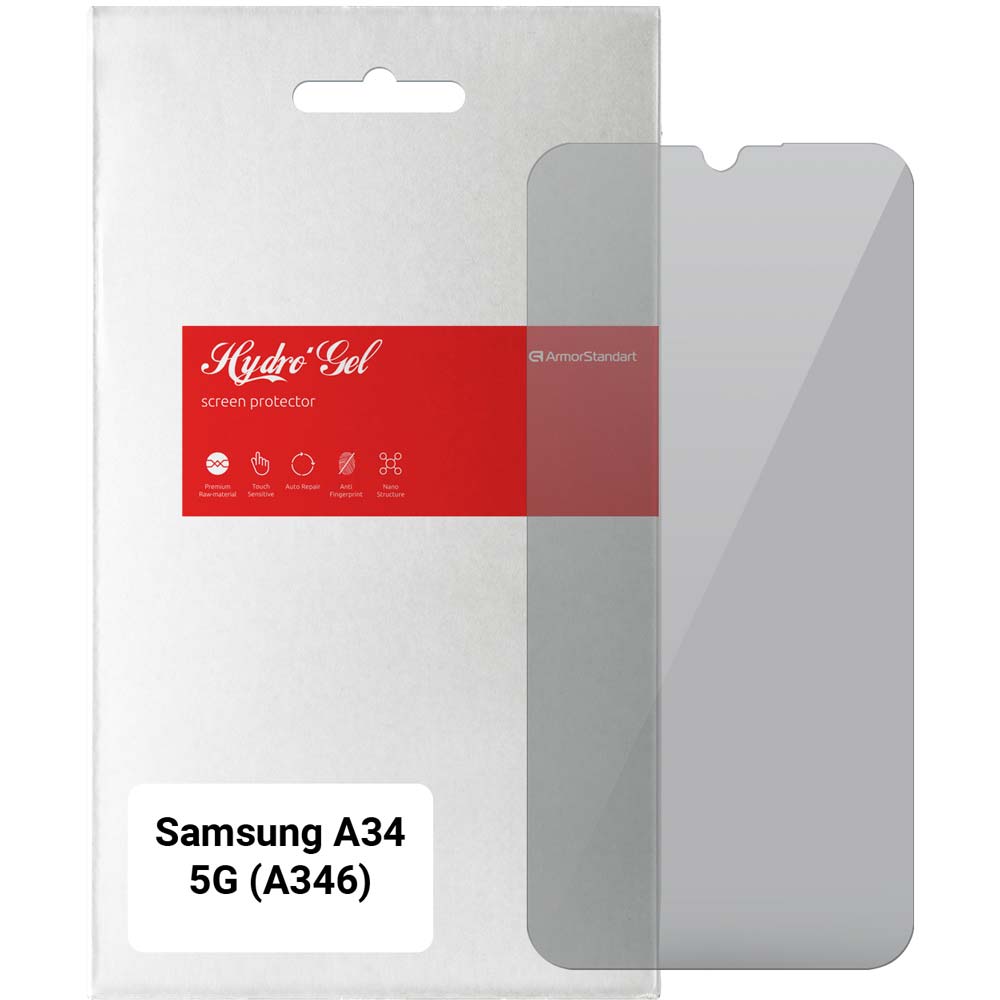 Захисна плівка ArmorStandart гідрогелева для Samsung Galaxy A34 5G (A346) (ARM66239) Захисна плівка ArmorStandart гідрогелева для Samsung Galaxy A34 5G (A346) (ARM66239)
