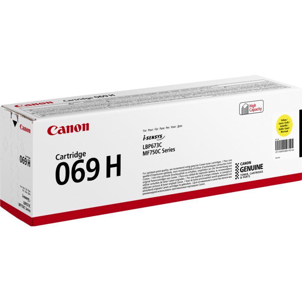 Картридж CANON 069H MF752Cdw/MF754Cdw Yellow (5095C002) Тип оригинальный