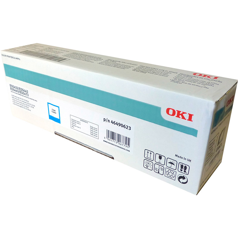 Картридж OKI TONER-ES5432/5473-CYAN-6K Cyan (46490623)