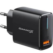 Сетевое зарядное устройство Grand-X CH-550B Quick Charge