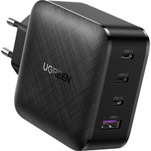 Сетевое зарядное устройство UGREEN CD224 65W PD GaN Charger Black (UGR-707740