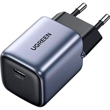 Сетевое зарядное устройство UGREEN CD319 30W Gan Type-C PD Nexode Mini Grey (90666)