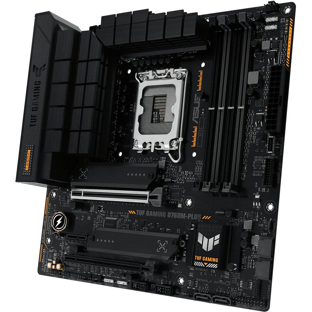 Материнська плата ASUS TUF GAMING B760M-PLUS (90MB1ES0-M0EAY0) Сокет Intel 1700