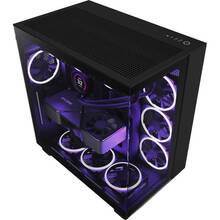 Корпус NZXT H9 Flow Edition ATX Mid Tower Black (CM-H91FB-01)