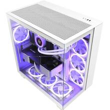 Корпус NZXT H9 Flow Edition ATX Mid Tower White (CM-H91FW-01)