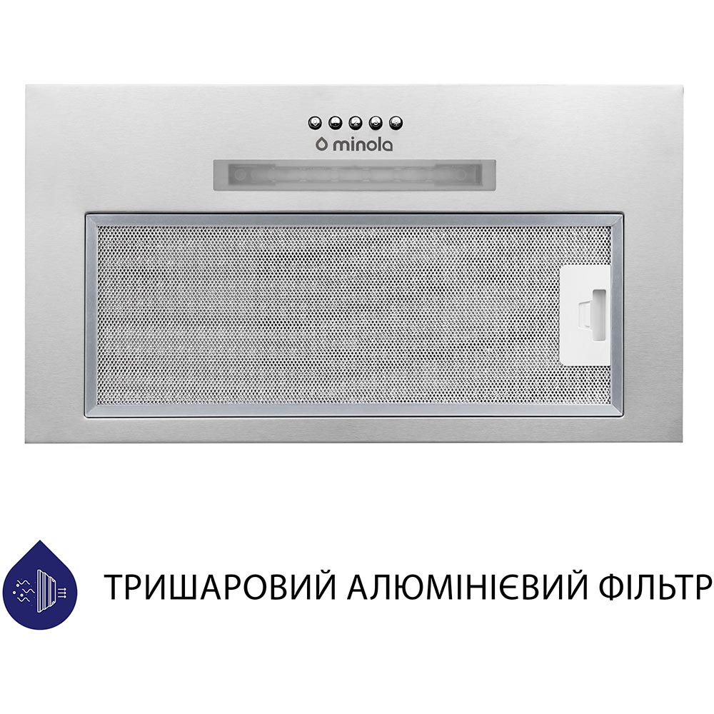 Вытяжка MINOLA HBI 5323 I 800 LED Тип встраиваемая