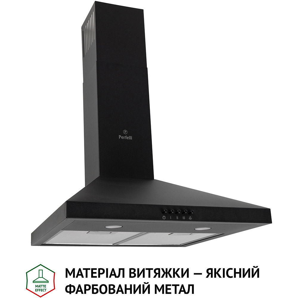 Вытяжка PERFELLI K 5202 BL 700 LED Диаметр воздуховода 120