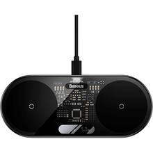 Беспроводное зарядное устройство Baseus 20W Digital LED Display Black (WXSX010101)