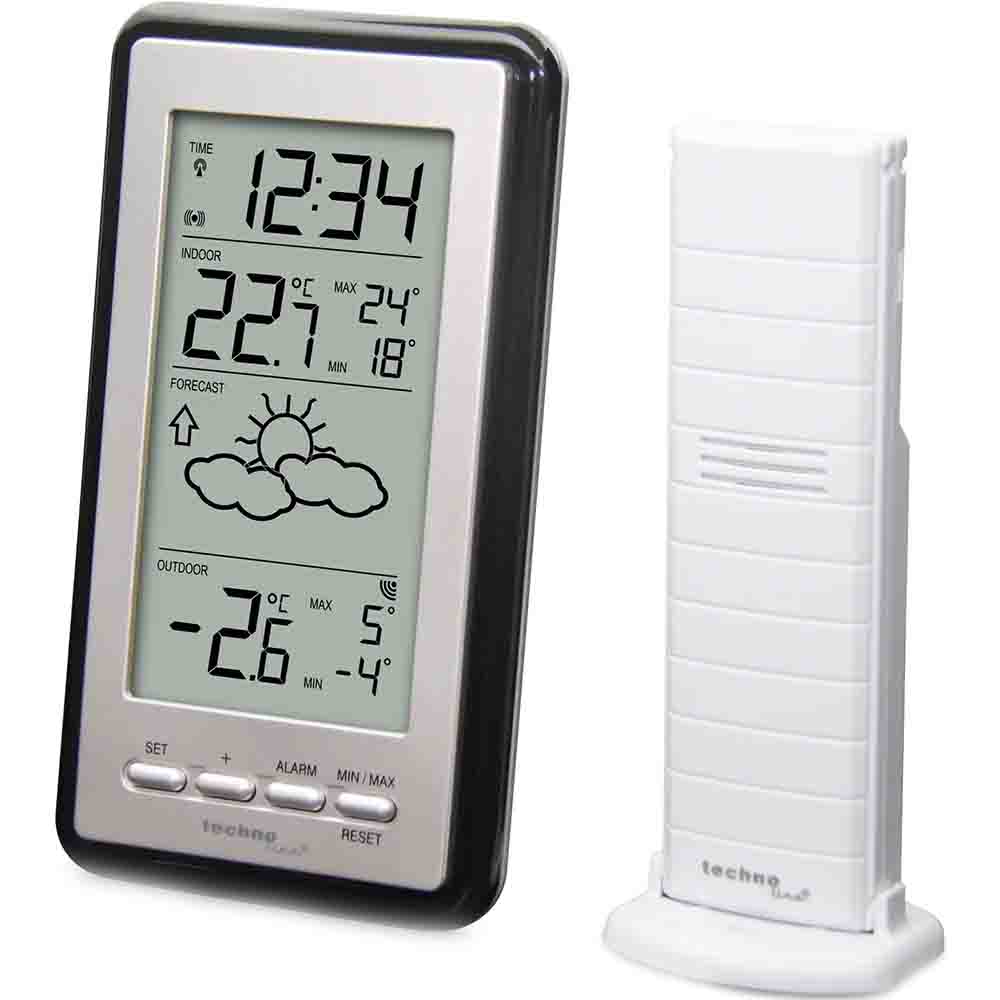 Метеостанция TECHNOLINE WS9130 IT Silver/Black Метеостанция TECHNOLINE WS9130 IT Silver/Black