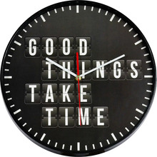 Часы настенные TECHNOLINE 775485 Good Things Take Time (775485)