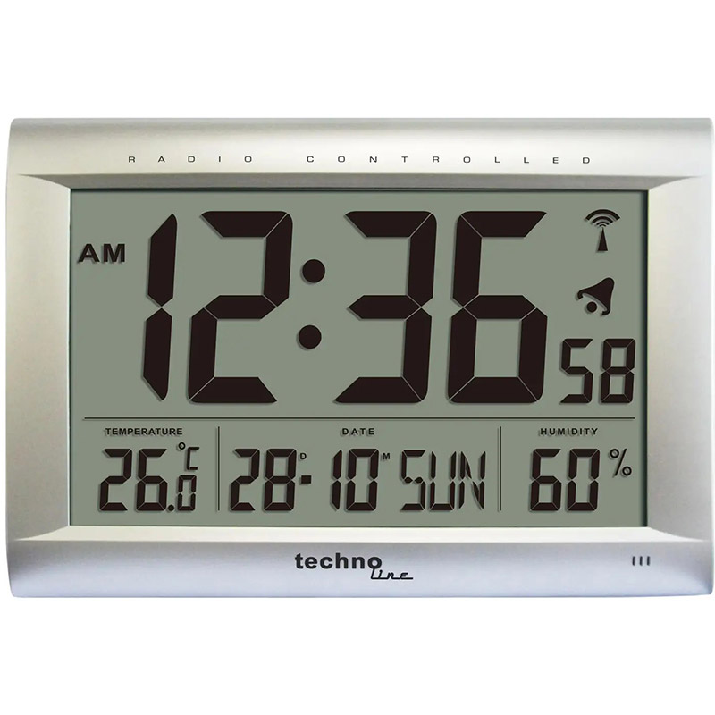Настінний годинник TECHNOLINE WS8009 Silver (WS8009)