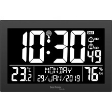 Часы настенные TECHNOLINE WS8017 Black (WS8017)