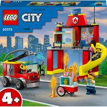 Конструктор LEGO City Пожарное депо и пожарная машина (60375)