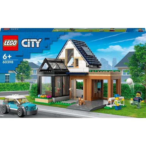 Конструктор LEGO City Семейный дом и электромобиль (60398)