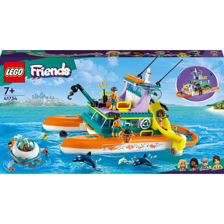 Конструктор LEGO Friends Лодка морской спасательной бригады 717 деталей (41734)